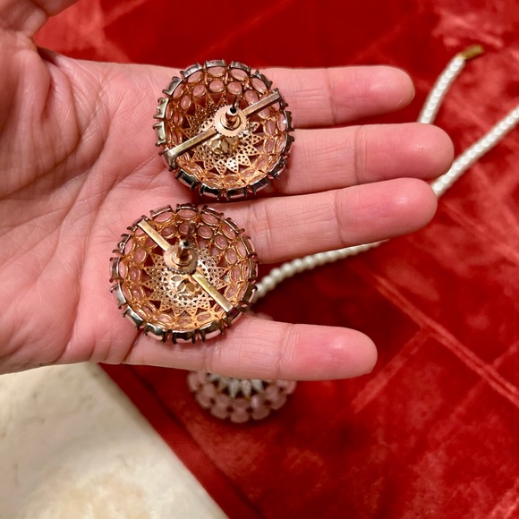 Pink Pearl pendant set - Picture 4 of 4